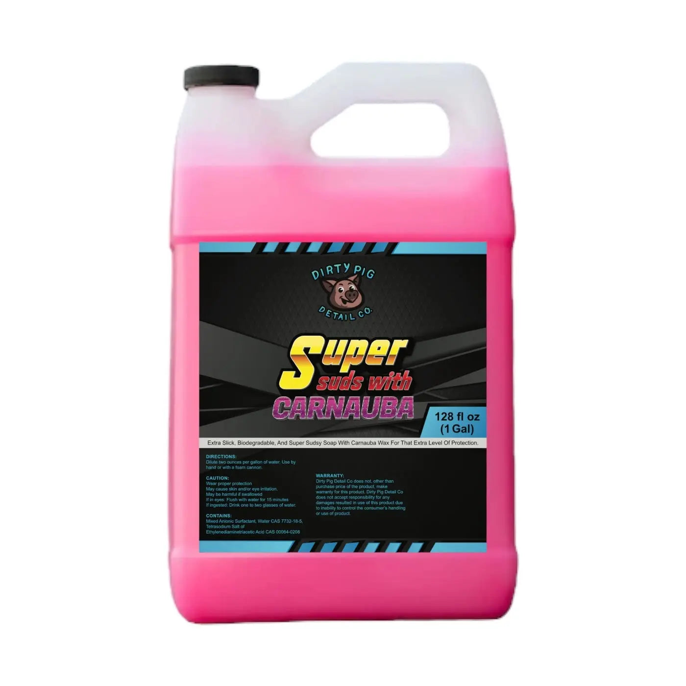 Super Suds with carnauba wax gallon - extremely slick wash and wax soap