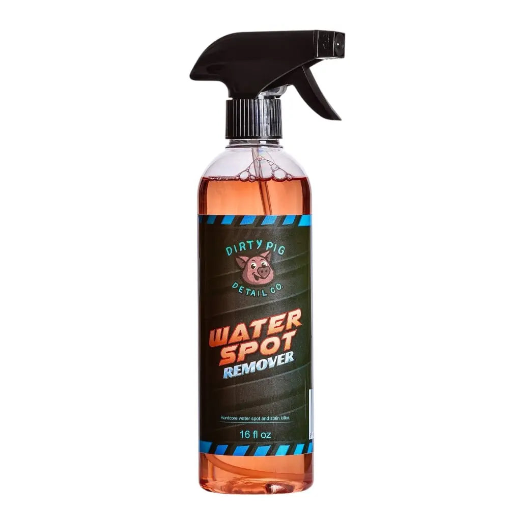 Water spot remover - an acid base stain remover for cars